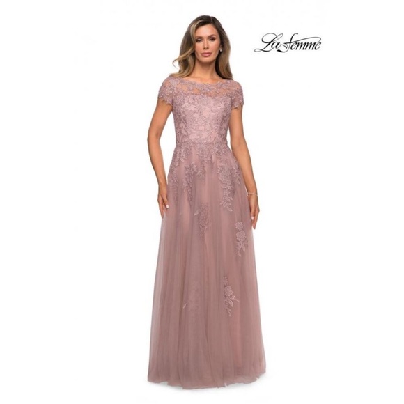 La Femme  A-line Gown Dress - Picture 1 of 14